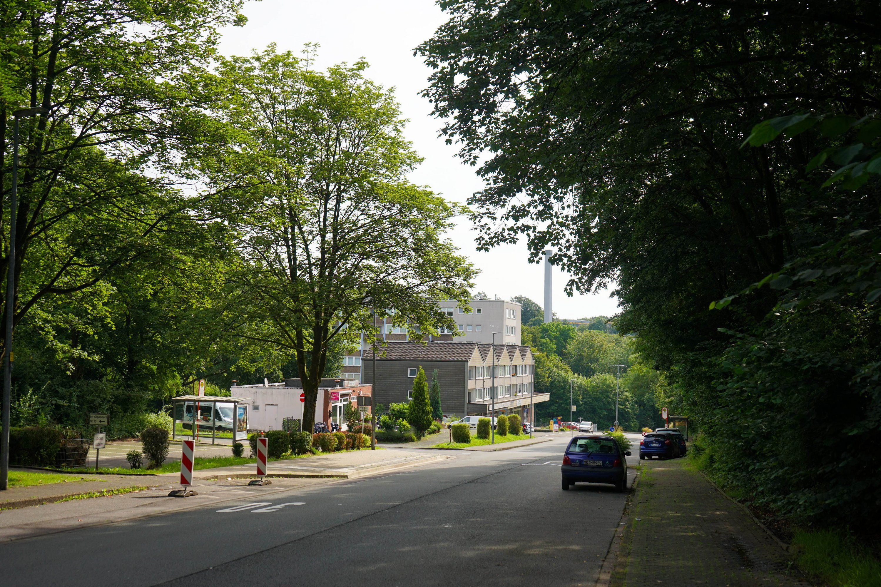 Ein Blick in den Stadtteil Wehberg und auf die Straße "Im Olpendahl".