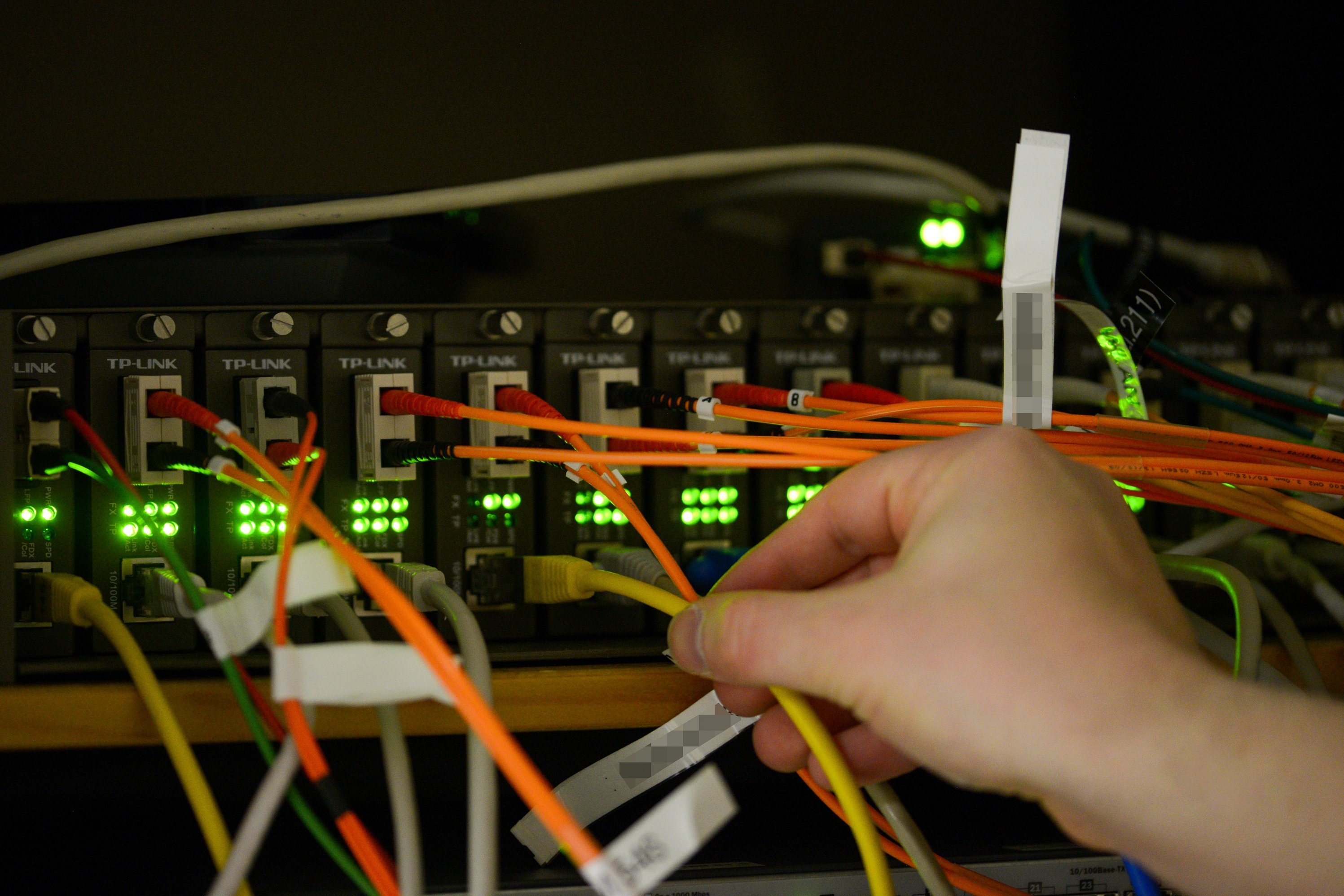 Blick in einen Serverraum