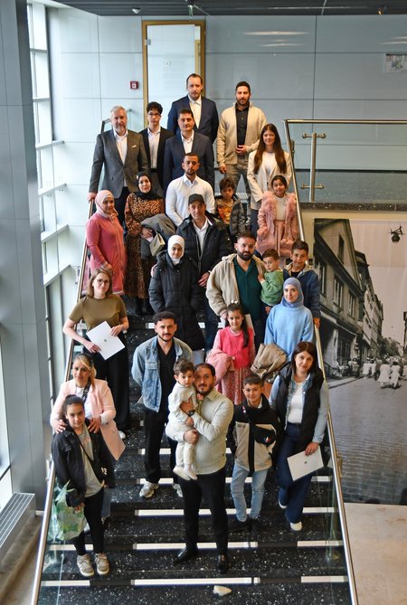 Gruppenfoto vom Einbürgerungsempfang im Mai 2026