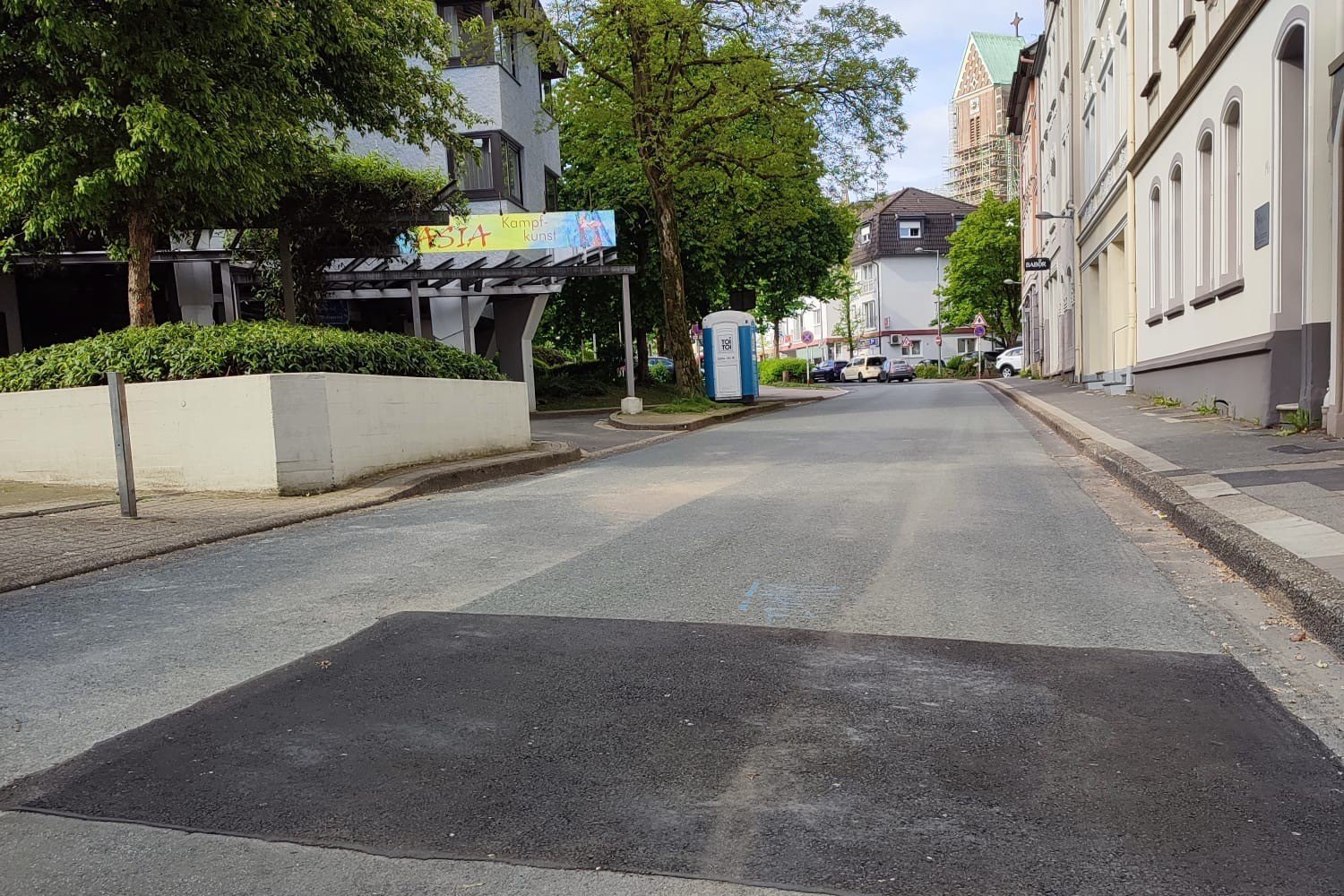 Freiherr-vom-Stein-Straße nach Kanalsanierung