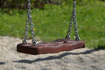 Sitz einer Schaukel