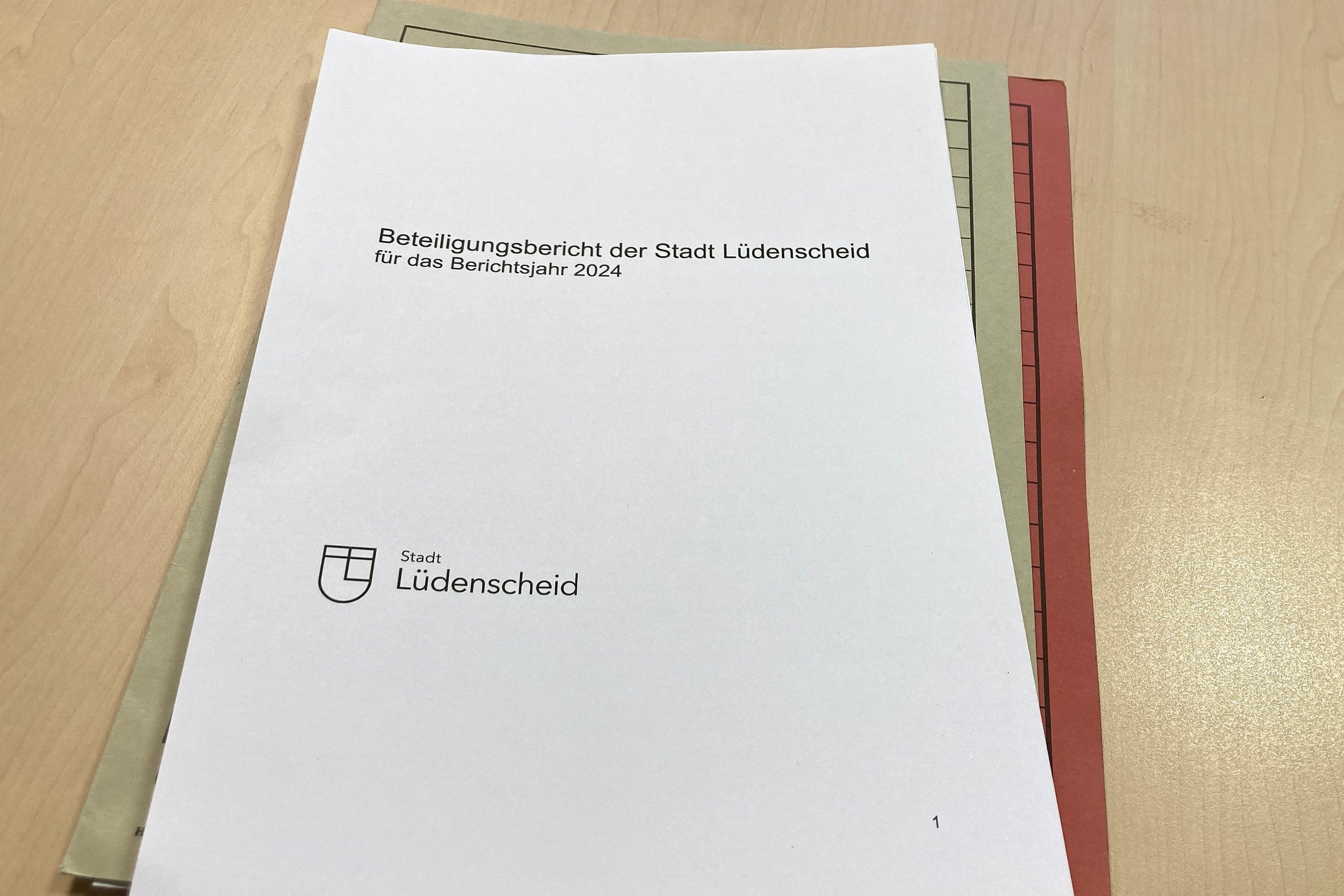 Ausdruck des Beteiligungsberichts der Stadt Lüdenscheid für 2024
