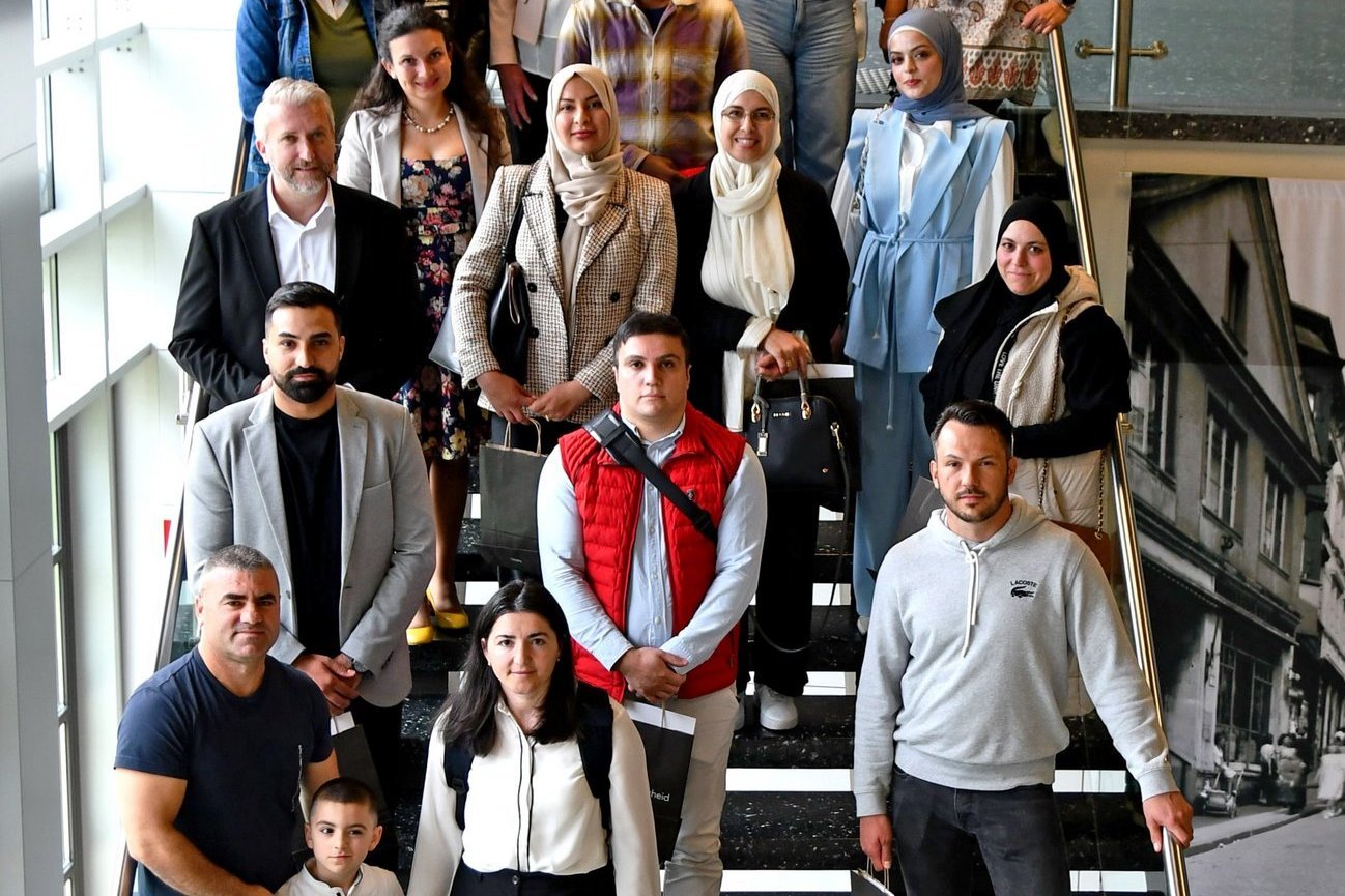 Gruppenfoto vom Einbürgerungsempfang im September