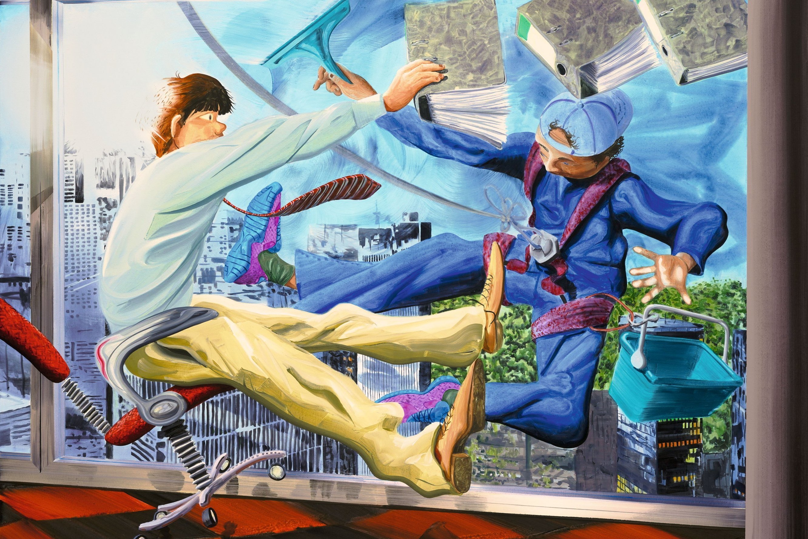 Werk aus der Ausstellung "Kunst jetzt!" in der Galerie