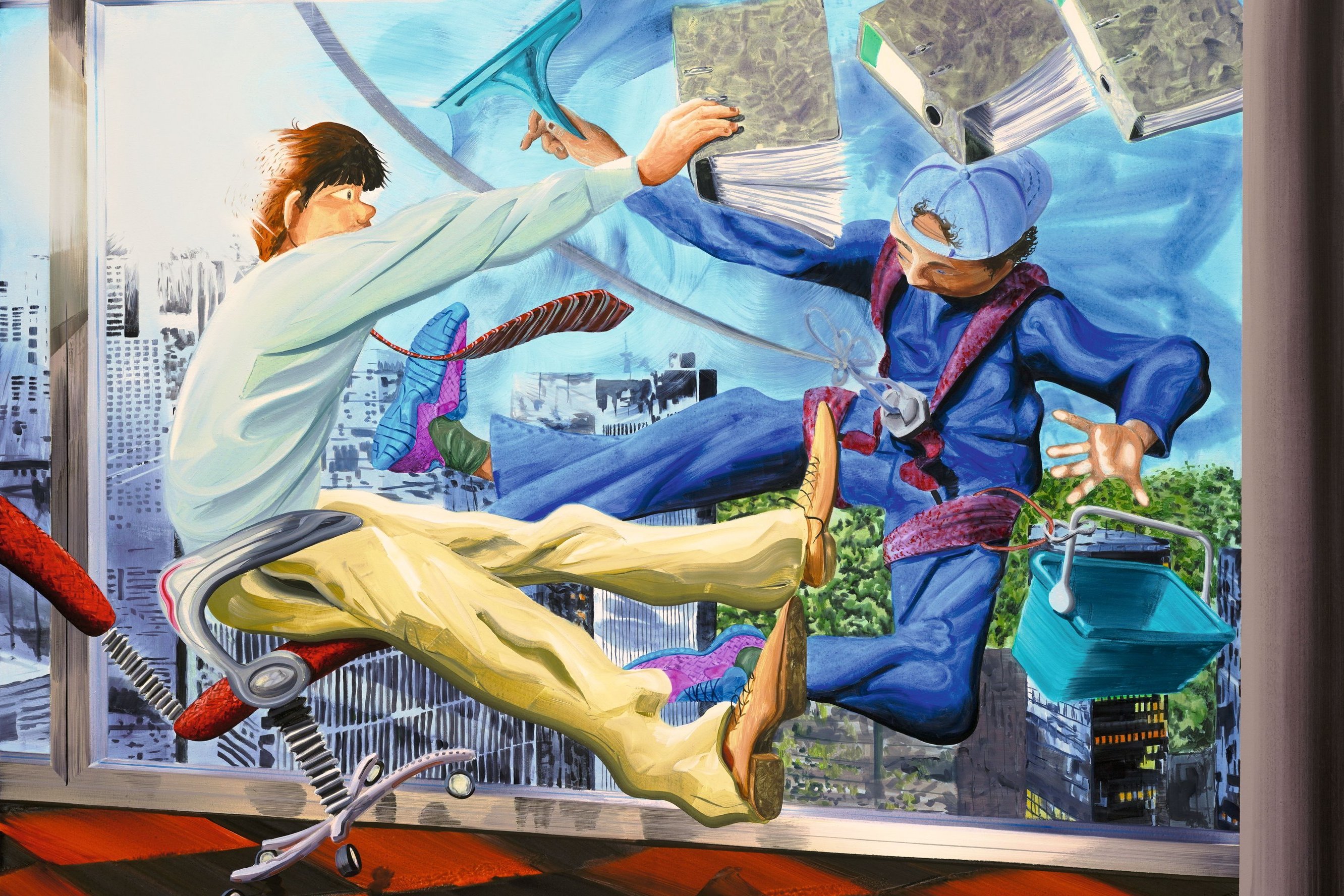 Werk aus der Ausstellung "Kunst jetzt!" in der Galerie