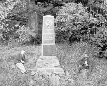 Das Denkmal auf einer historischen Ansicht