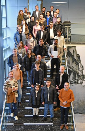 Gruppenfoto beim Einbürgerungsempfang im Oktober 2025