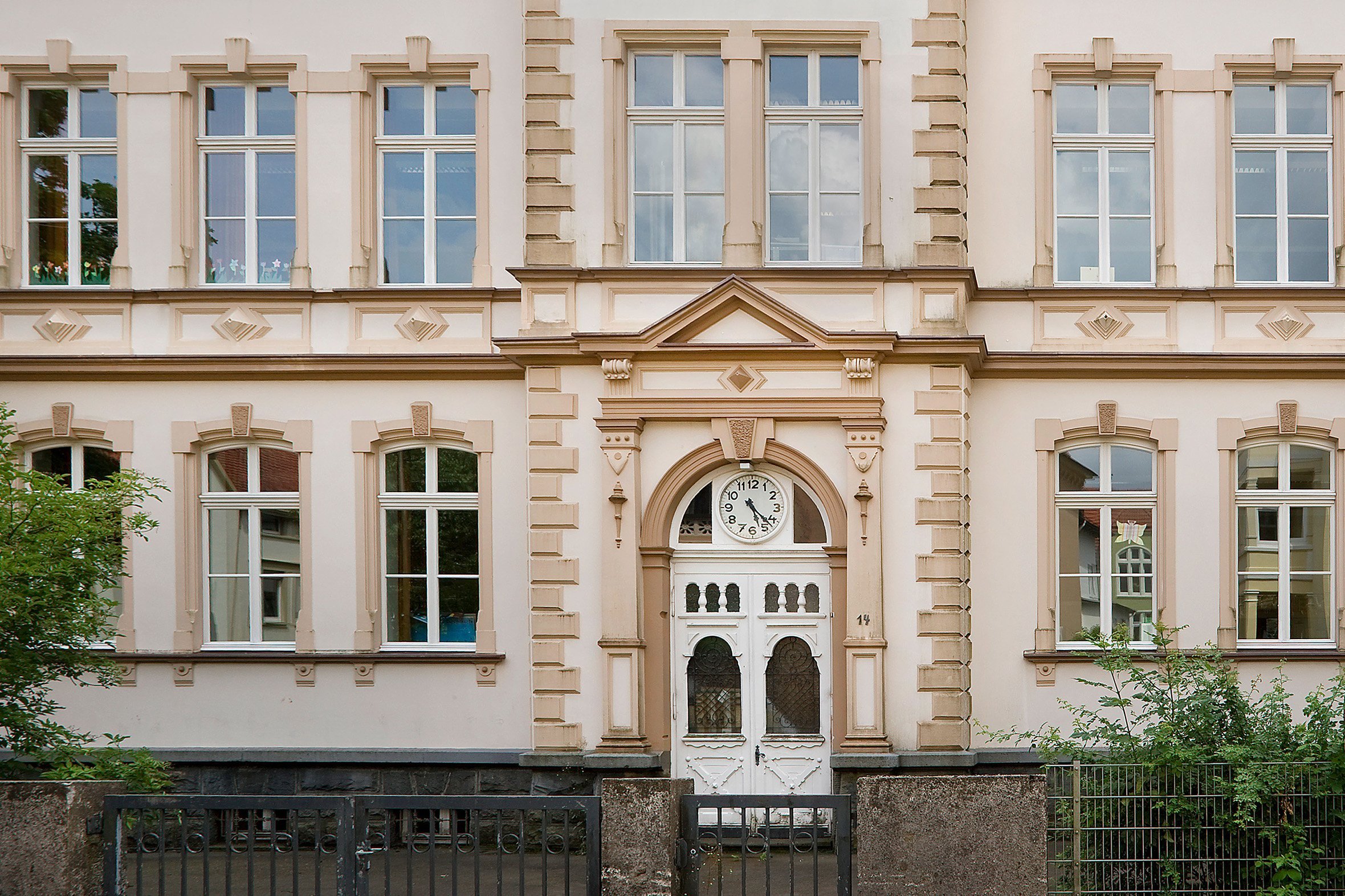 Die Fassade der Pestalozzischule