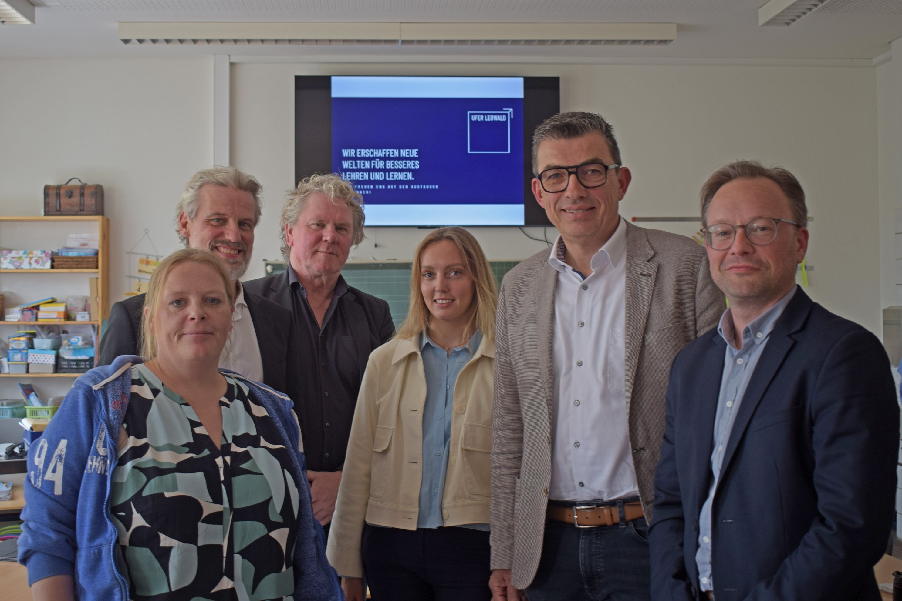 Pressegespräch am Schulstandort Kalve