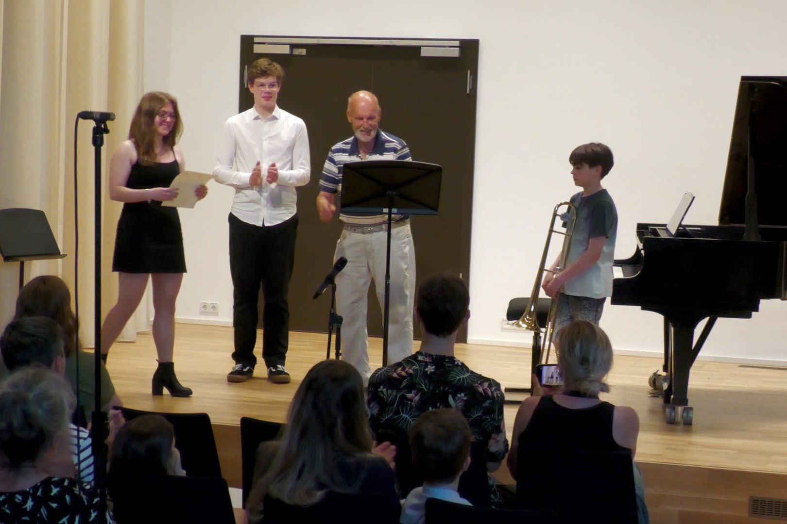 Kammerkonzert zur Vergabe des Förderpreises der Johannisloge in der Musikschule 2024