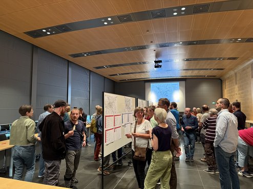 Bürgerbeteiligung im Ratssaal zum Thema Radverkehr