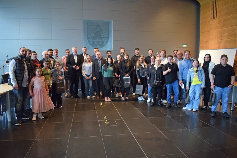 Gruppenfoto vom Einbürgerungsempfang im Juni 2025