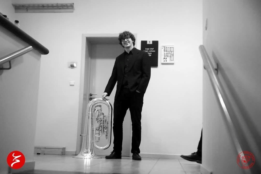 Der neue Tuba-Lehrer der Musikschule Antoine Wirthle