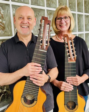 Das Gitarren-Duo Accords galants