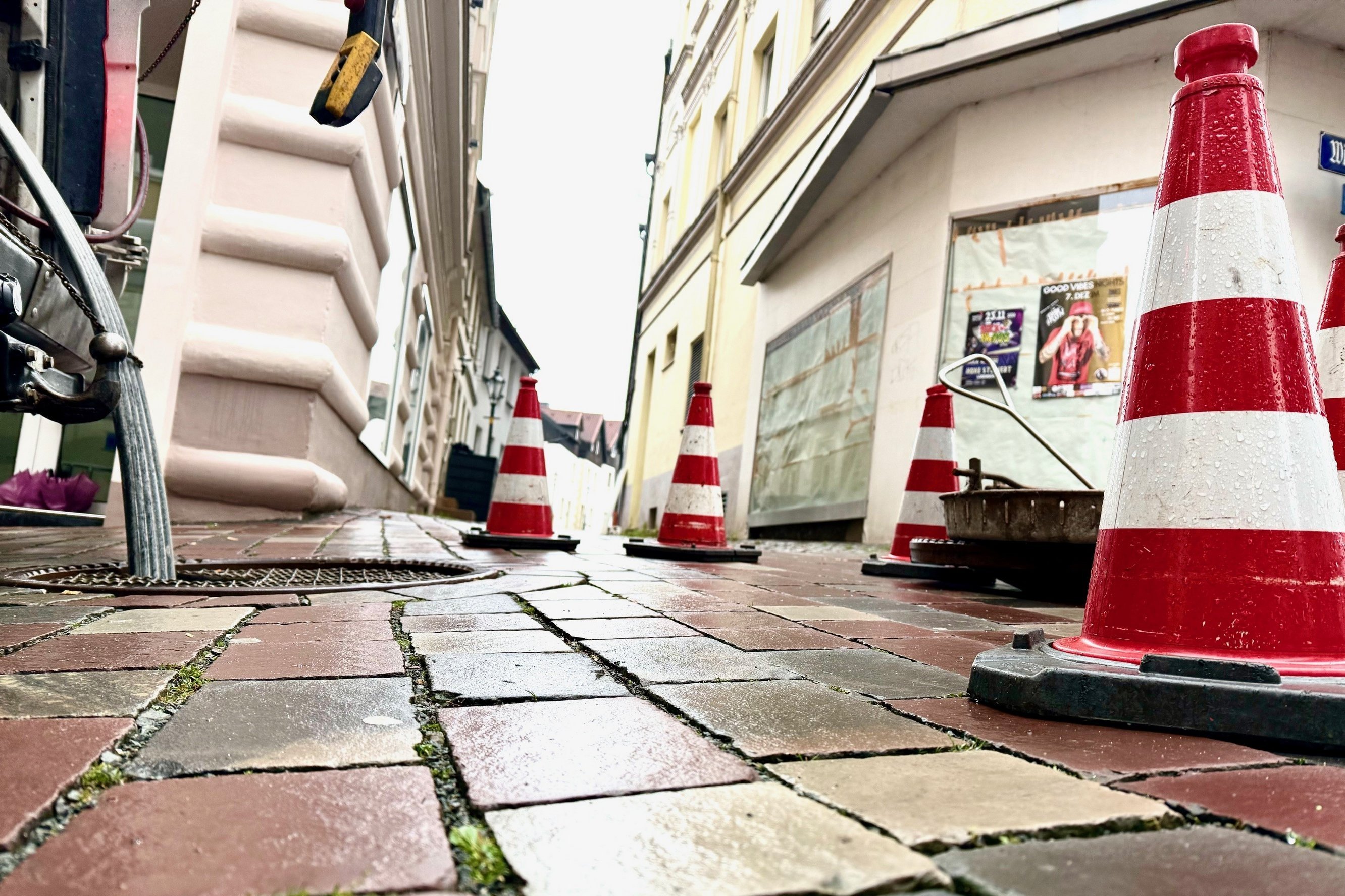 Kanalarbeiten in der Wilhelmstraße