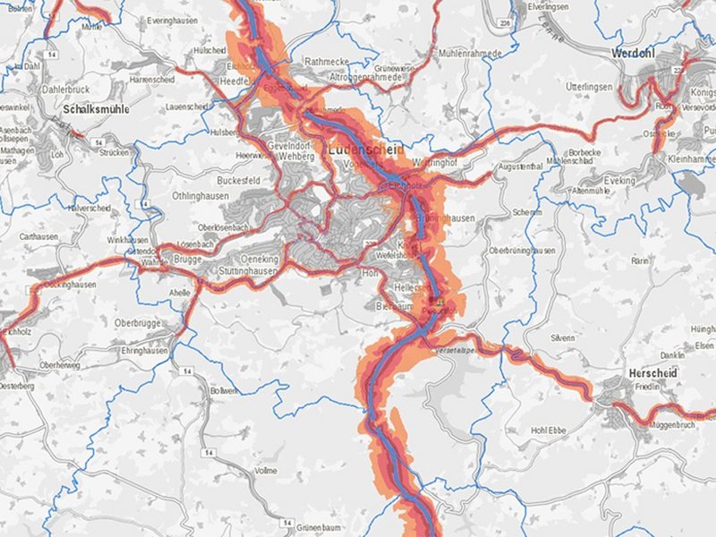 Karte von Lüdenscheid