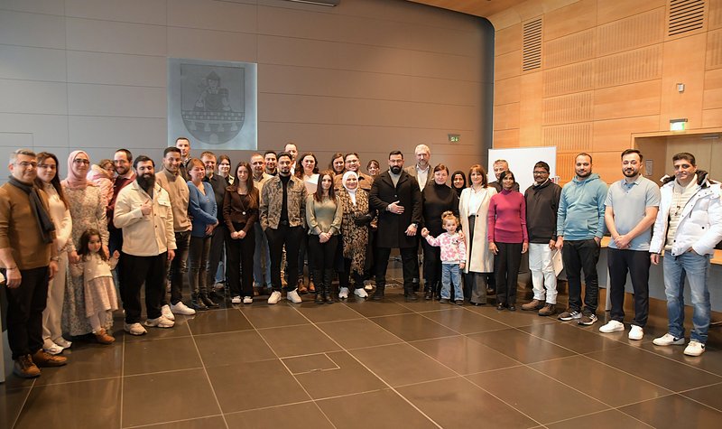 Gruppenfoto vom Einbürgerungsempfang im Februar 2026
