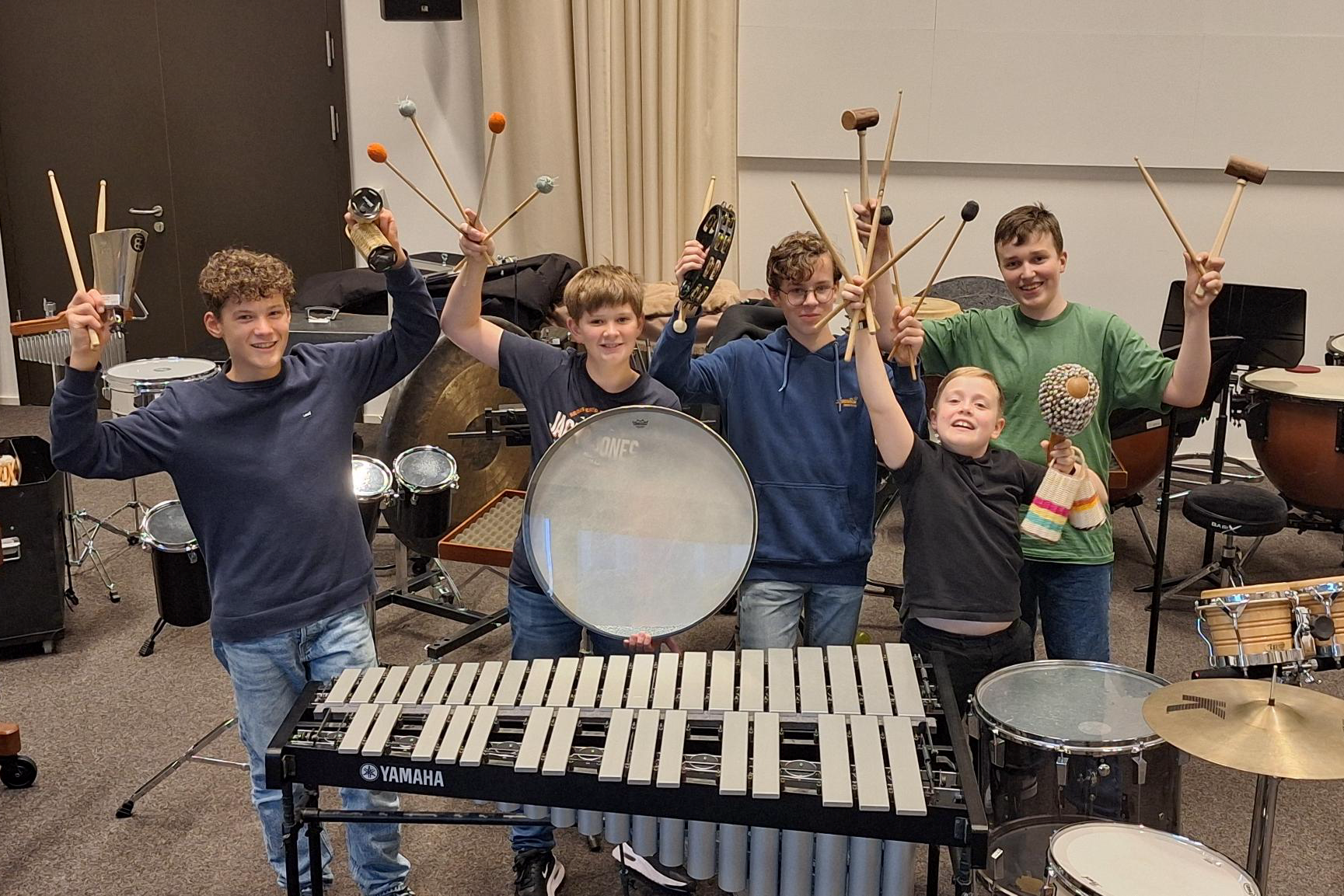 Percussion-Quintett der Musikschule