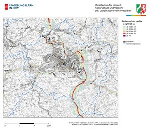 Lärmkarte Lüdenscheid Nachts