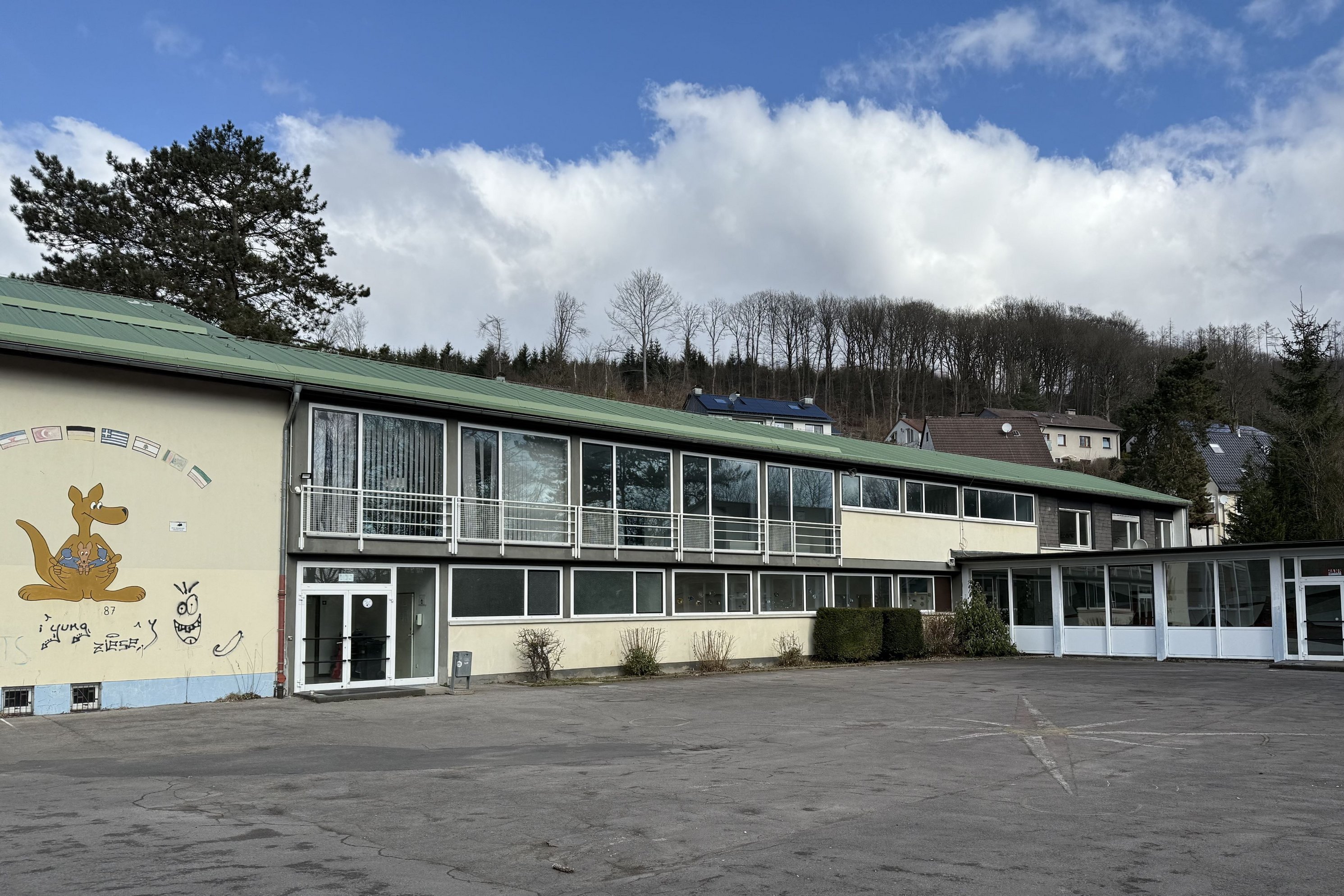 Das ehemalige Schulgebäude am Dickenberg.