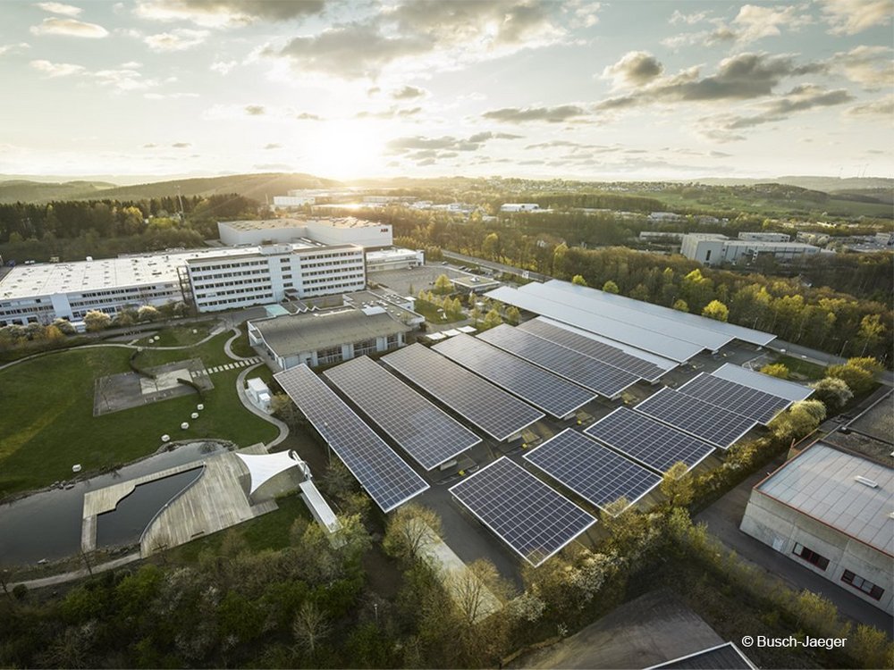 Luftbild der Busch-Jaeger Gebäude