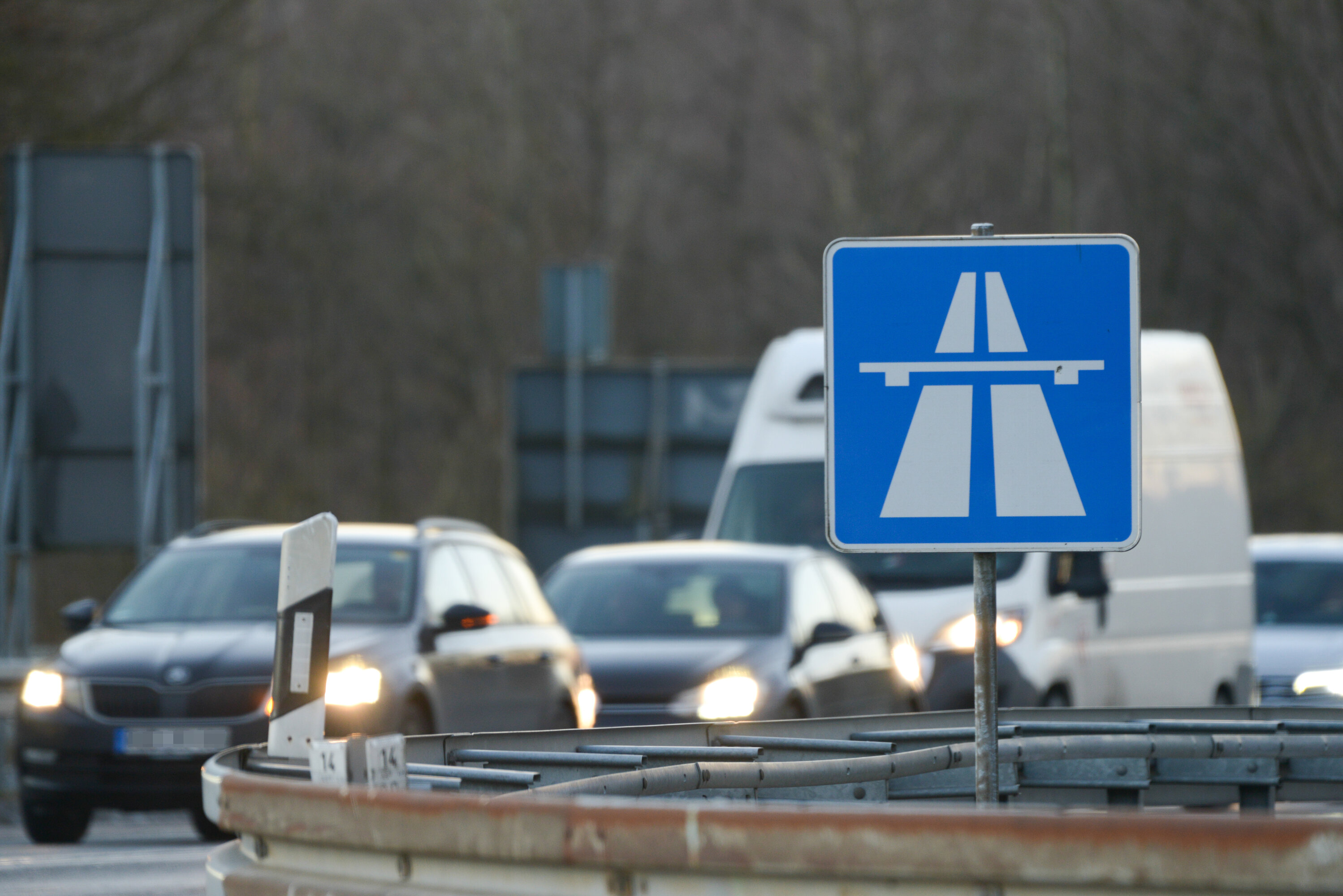 Autobahnauffahrt